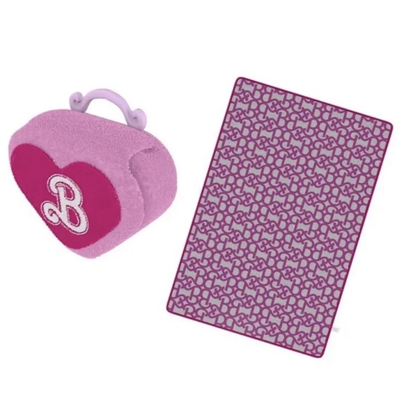 The Barbie Movie Purse & Soft Throw Blanket Set 2023 New READY TO SHIP NOW - Picture 3 of 5